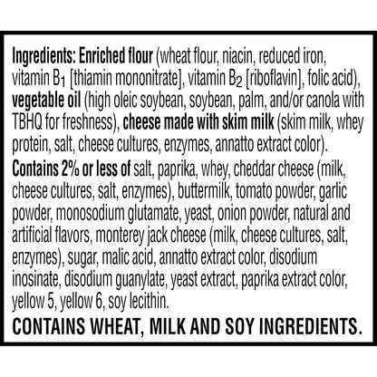 Cheez-It Cheese Crackers, Baked Snack Crackers, Lunch Snacks, Cheddar Jack, 12.4oz Box (1 Box)