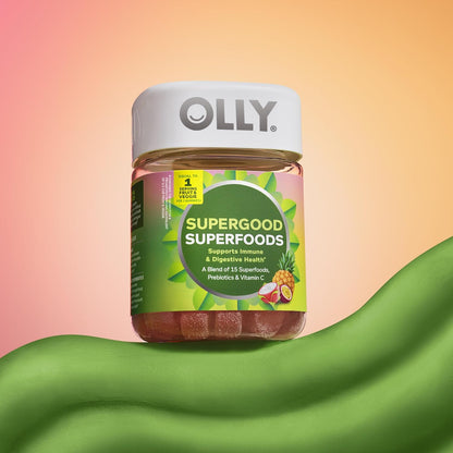 OLLY Supergood Superfoods, Supports Immune & Digestive Health* - 60 Count