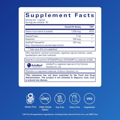 Pure Encapsulations - Vitamin A + Carotenoids, 90 Capsules