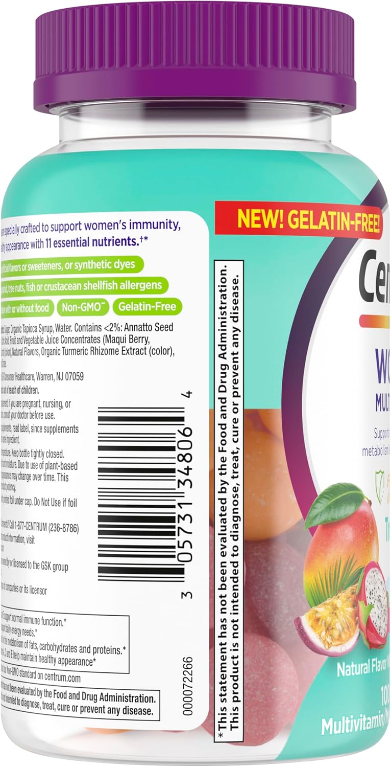 Centrum MultiGummies for Women 18 and Over, 100 Count