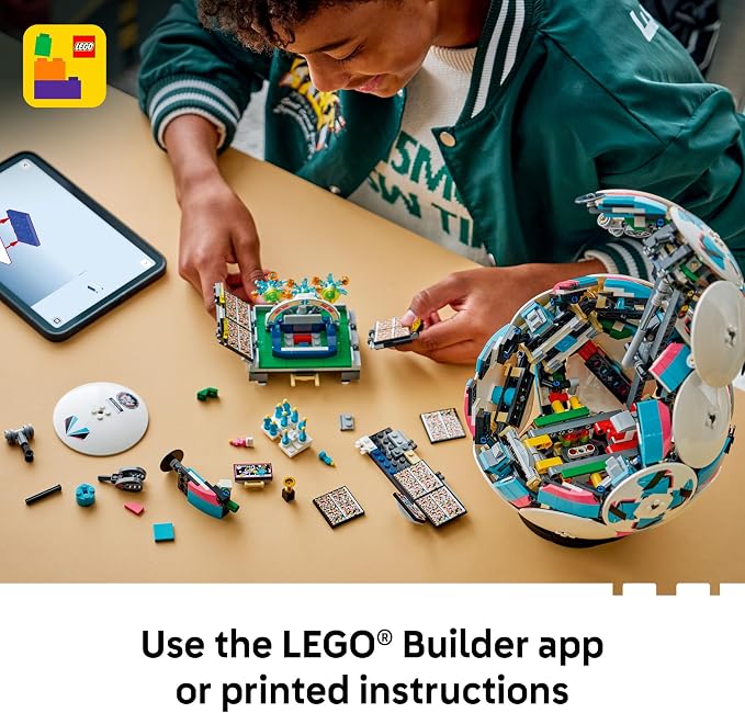 LEGO Editions Soccer Ball - Building Toy for Kids - Collectible Sports Decor for Boys & Girls, Ages 10+ - Includes Micro Stadium - Gift for Birthdays - 43019