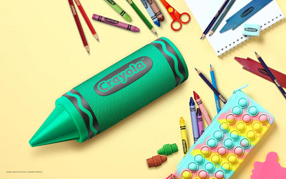 Crayola Kids Crayon Speakers Bluetooth, Portable Bluetooth Speakers | 20W Peak Power HD Sound, Mini Bluetooth Speaker Wireless with TWS Pairing BT 5.3, FM Radio Home/Party/Outdoor/Travel