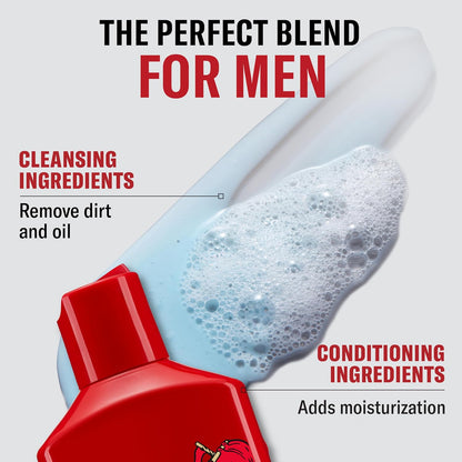 Old Spice Mens 2-in-1 Shampoo and Conditioner Set, Krakengard, For All Hair Types, Healthier, Fuller, More Moisturized Looking Hair, 13.5 fl oz Each (Pack of 6)