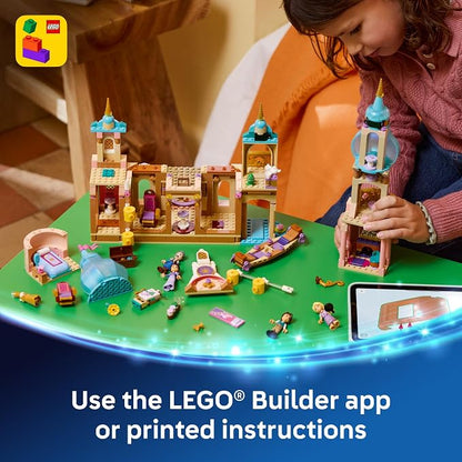 LEGO Disney Princess Rapunzel's Castle 43297 | Building Toys for Girls & Boys, Ages 6+, Princess Castle Playset, Movie Character Figures, 676 pieces, Gift for Birthdays