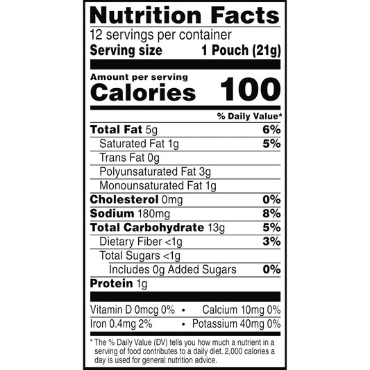 Cheez-It Snap'd Cheese Cracker Chips, Thin Crisps, Lunch Snacks, Double Cheese, 9oz Box (12 Pouches)
