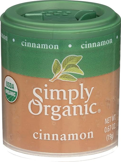 Simply Organic, Ground Cinnamon Organic, 0.67 Ounce