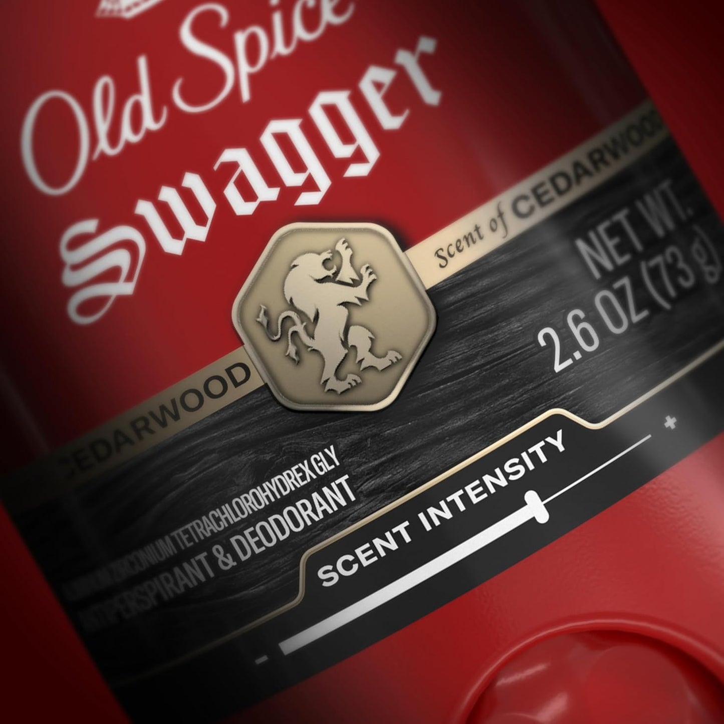 Old Spice Red Collection Invisible Solid Antiperspirant and Deodorant for Men, Swagger Scent, 48-Hour Odor Protection, Clear Application, Long-Lasting Freshness, 2.6oz