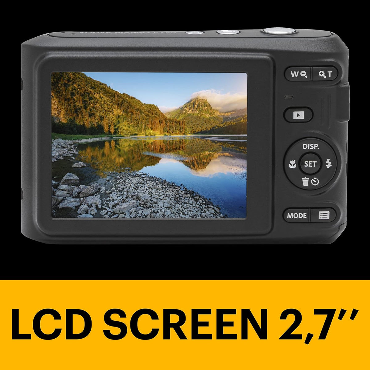 Kodak PIXPRO FZ45 Digital Camera, 16MP Point & Shoot (Black)