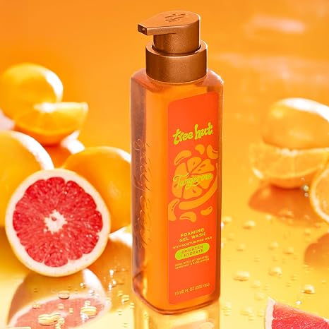 Tree Hut Tangerine Body Wash, Hydrating & Moisturizing Shower Gel with Shea Butter & Essential Oils, Soft Smooth Glowing Skin, Gentle Cleanser, Self Care Gifts for Women, Pump Bottle, 18 Fl Oz