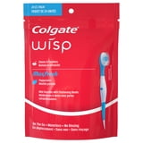 (2 pack) Colgate Max Fresh Wisp Disposable Travel Toothbrushes, Mini Toothbrush, Peppermint, 24 Count