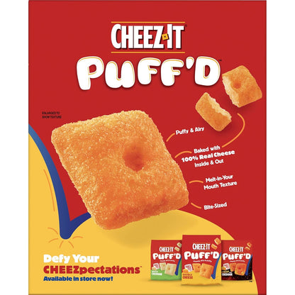 Cheez-It Cheese Crackers, Baked Snack Crackers, Lunch Snacks, Original, 7oz Box (1 Box)