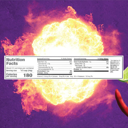 Takis Hot Nuts Flare Double Crunch Peanuts, Chili Pepper and Lime Artificially Flavored Peanuts, 3.2 Ounce Bag