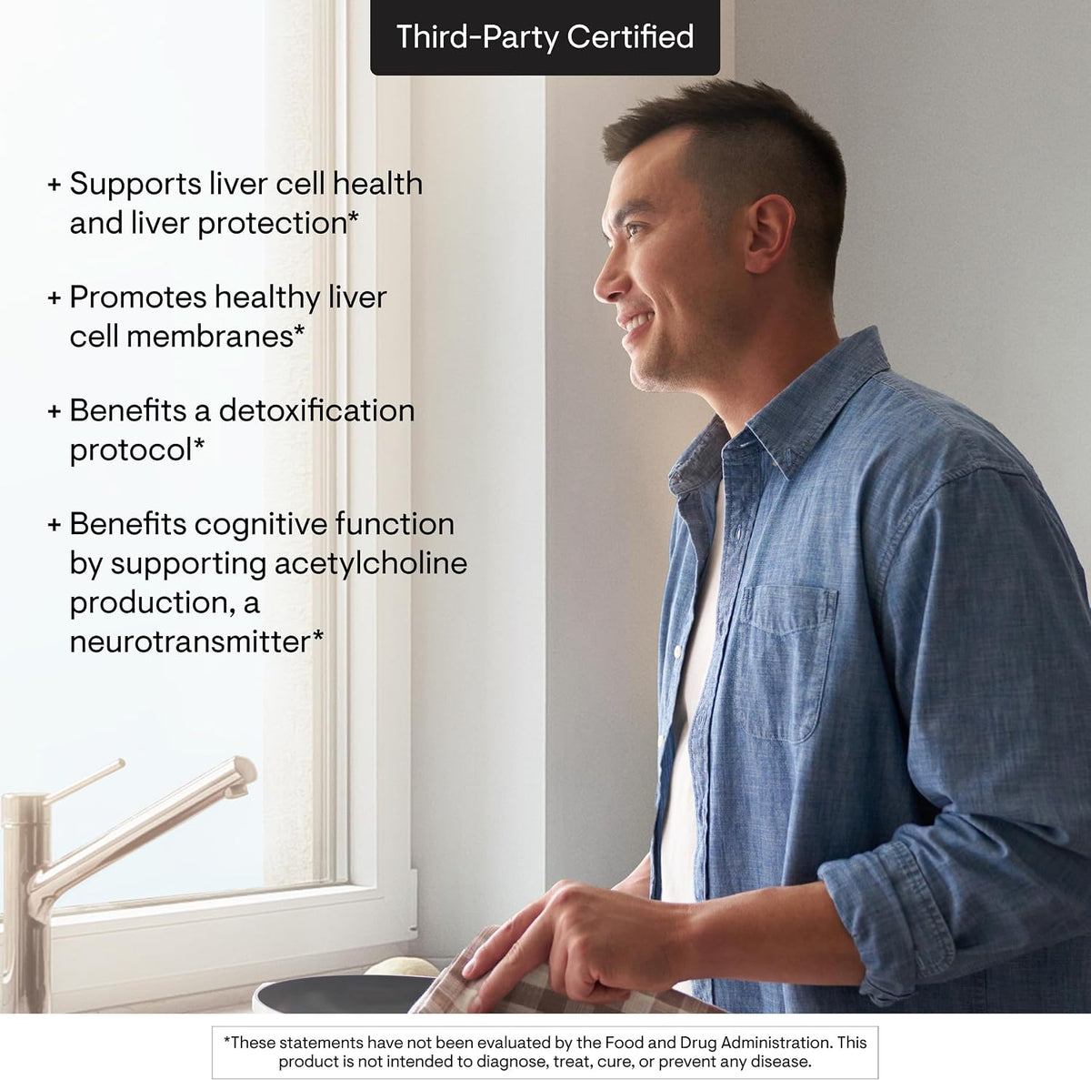 THORNE Phosphatidyl Choline, 420 mg Phosphatidylcholine, 60 Softgels