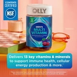 OLLY Men's Multivitamin Gummy, Blackberry, 200 ct.