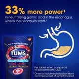 Tums Chewy Delights Ultra Strength Heartburn Relief Antacid Soft Chews, Very Cherry, 32 Count