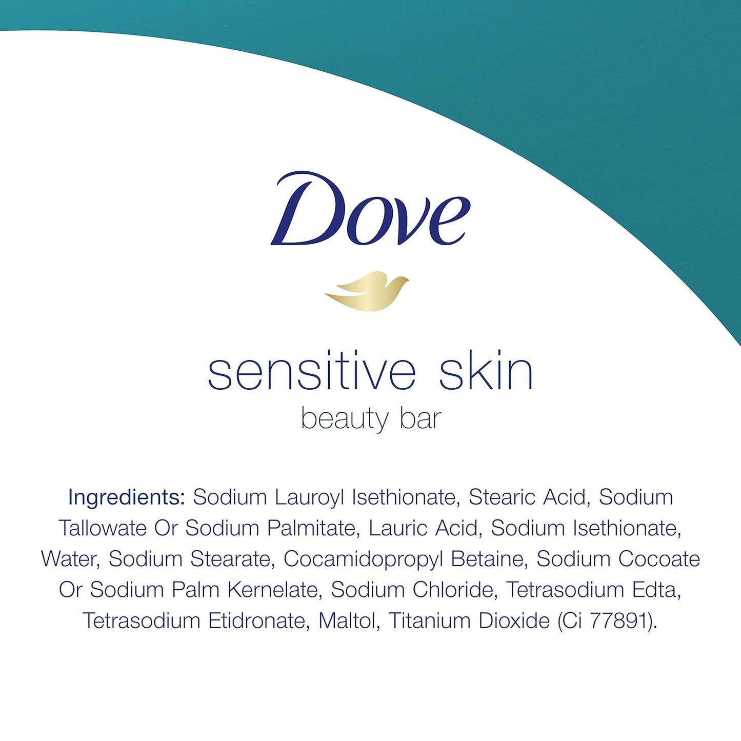 Dove Beauty Bar More Moisturizing Than Bar Soap Sensitive Skin Effectively Washes Away Bacteria, Nourishes Your Skin 3.75 oz 10 Bars