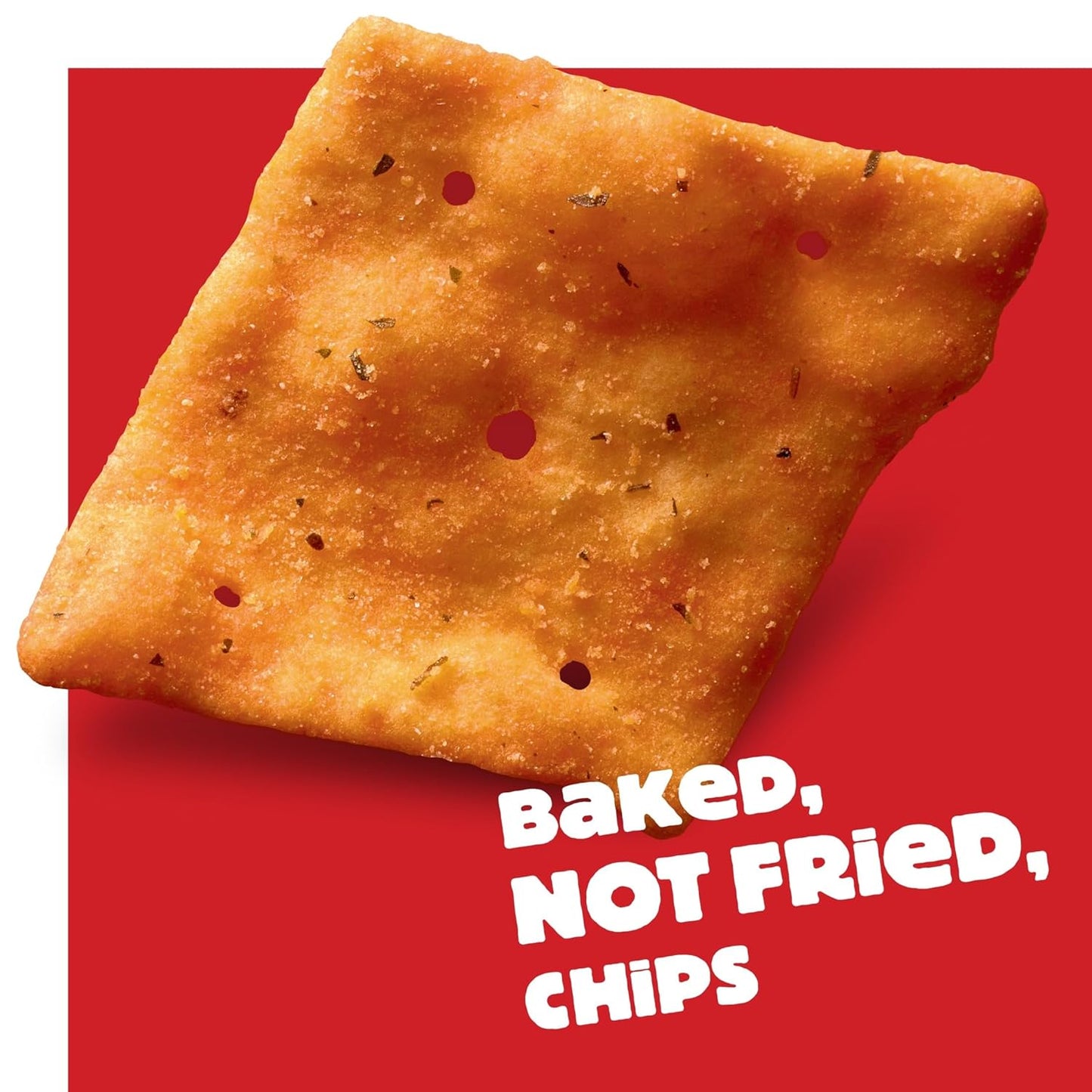 Cheez-It Snap'd Cheese Cracker Chips, Thin Crisps, Lunch Snacks, Cheddar Sour Cream and Onion, 45oz Case (6 Bags)