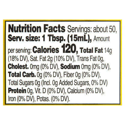 Great Value: 100% Extra Virgin Olive Oil, 25.5 fl oz