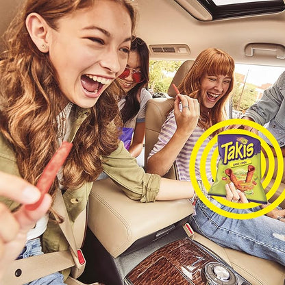 Takis Chile Limon Rolled Tortilla Chips, 9.9oz Bag | New Flavor, Midly Spicy Chili and Lime Flavor, Corn Snack Chips, Individual Bags, Sharing Size