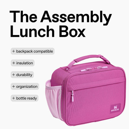 STANLEY Assembly Lunch Box 3.5L, Insulated Lunch Bag, Dark Blossom