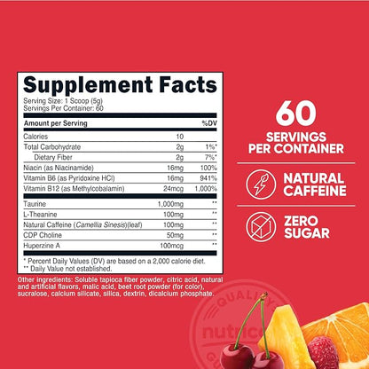 Nutricost Energy Complex (Fruit Punch) 60 Servings