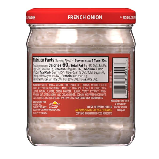 Lay's Dips French Onion, 15 Oz