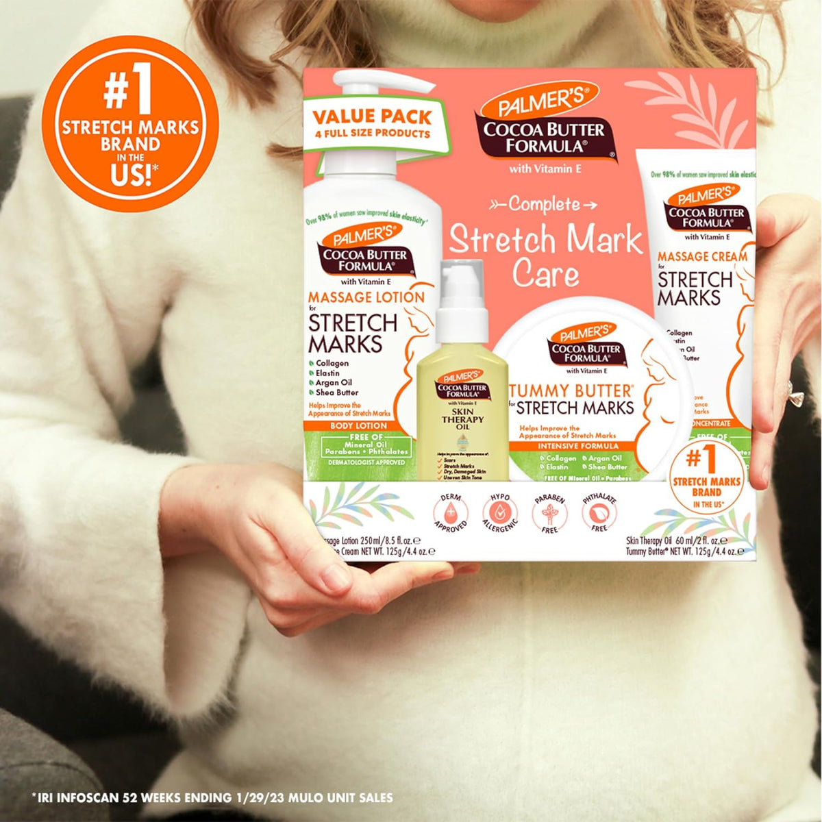 Palmer's Pregnancy Essentials Skin Care Kit, Cocoa Butter Formula (4 Piece)