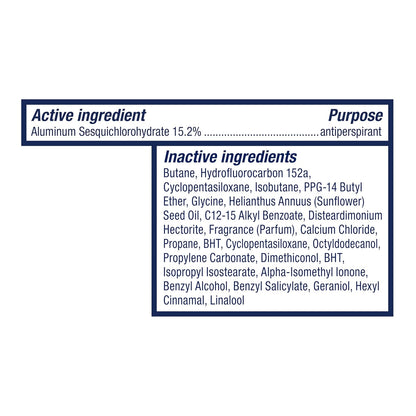 Dove Advanced Care Antiperspirant Deodorant Spray Apple & White Tea Antiperspirant deodorant to help skin barrier repair by boosting skin's ceramide levels 72-hour odor and sweat protection 3.8 oz