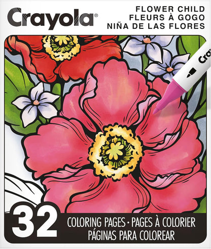 Crayola, LLC Adult Coloring Book - Flower Child