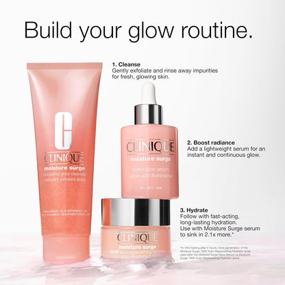 Clinique Moisture Surge 100H Auto-Replenishing Hydrator Oil Free Face Moisturizer | With Hyaluronic Acid, Aloe Bioferment and Vitamins C + E | For All Skin Types | Hydrating + Moisturizing