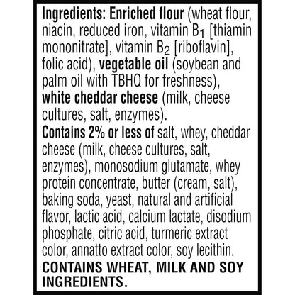 Cheez-It Cheese Crackers, Baked Snack Crackers, Lunch Snacks, Variety Pack (84 Packs)