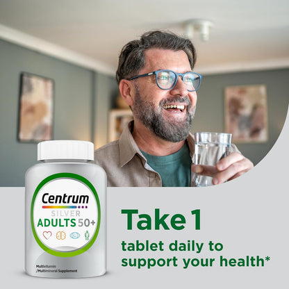 Centrum Silver Multivitamin for Adults 50 and Over, 125 Tablets