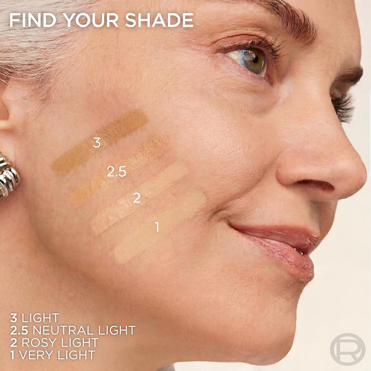 L'Oreal Paris True Match Hyaluron Tinted Balm Foundation, Skincare Foundation with Light to Medium Radiant Coverage, Minimizes Wrinkles and Fine Lines, Non-Comedogenic Formula, Very Light 01