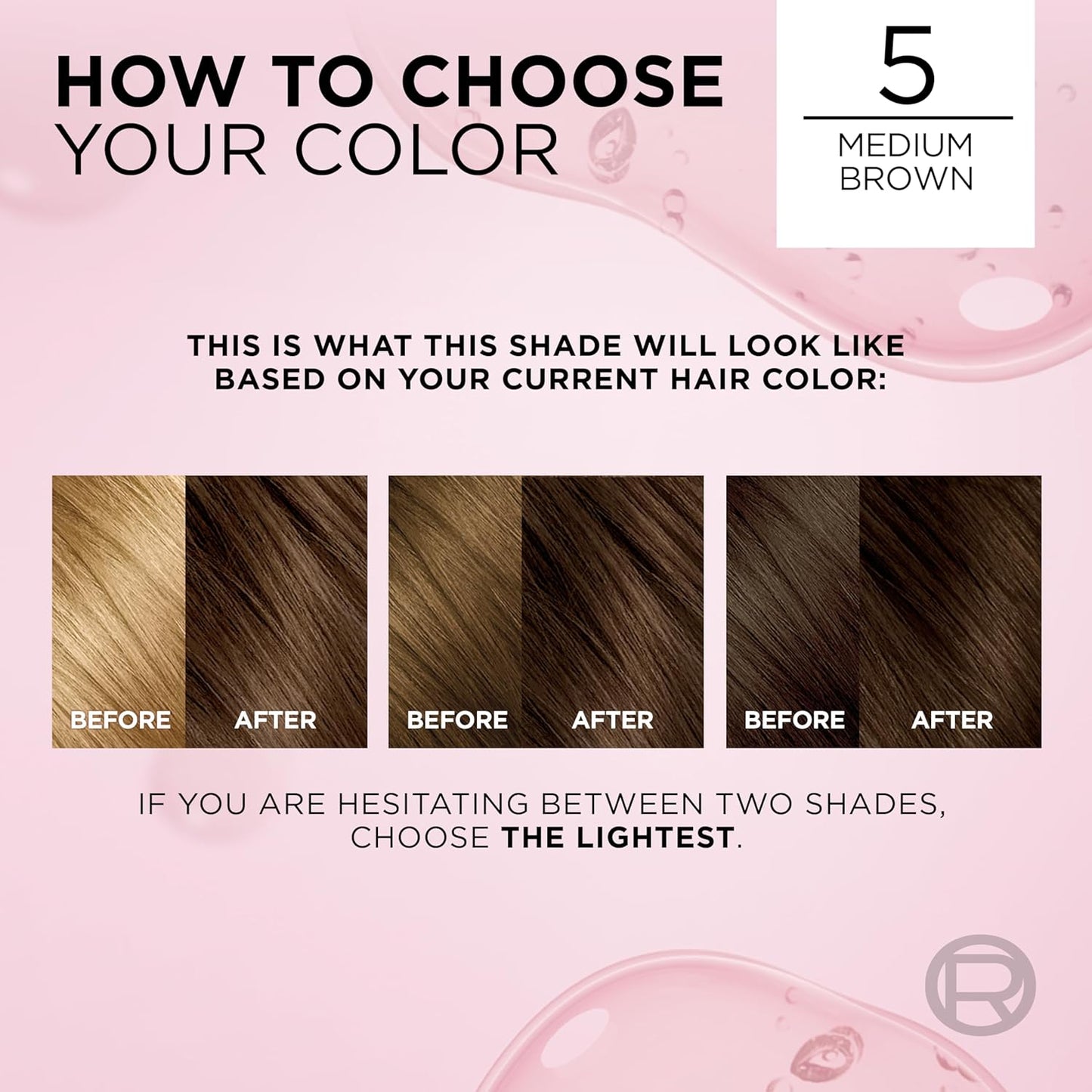 L'Oreal Paris Excellence Crème Permanent Hair Dye, Triple Care Hair Color with Hyaluronic Acid for 100% Gray Coverage, 5 Medium Brown, 1 Kit (Packaging May Vary)