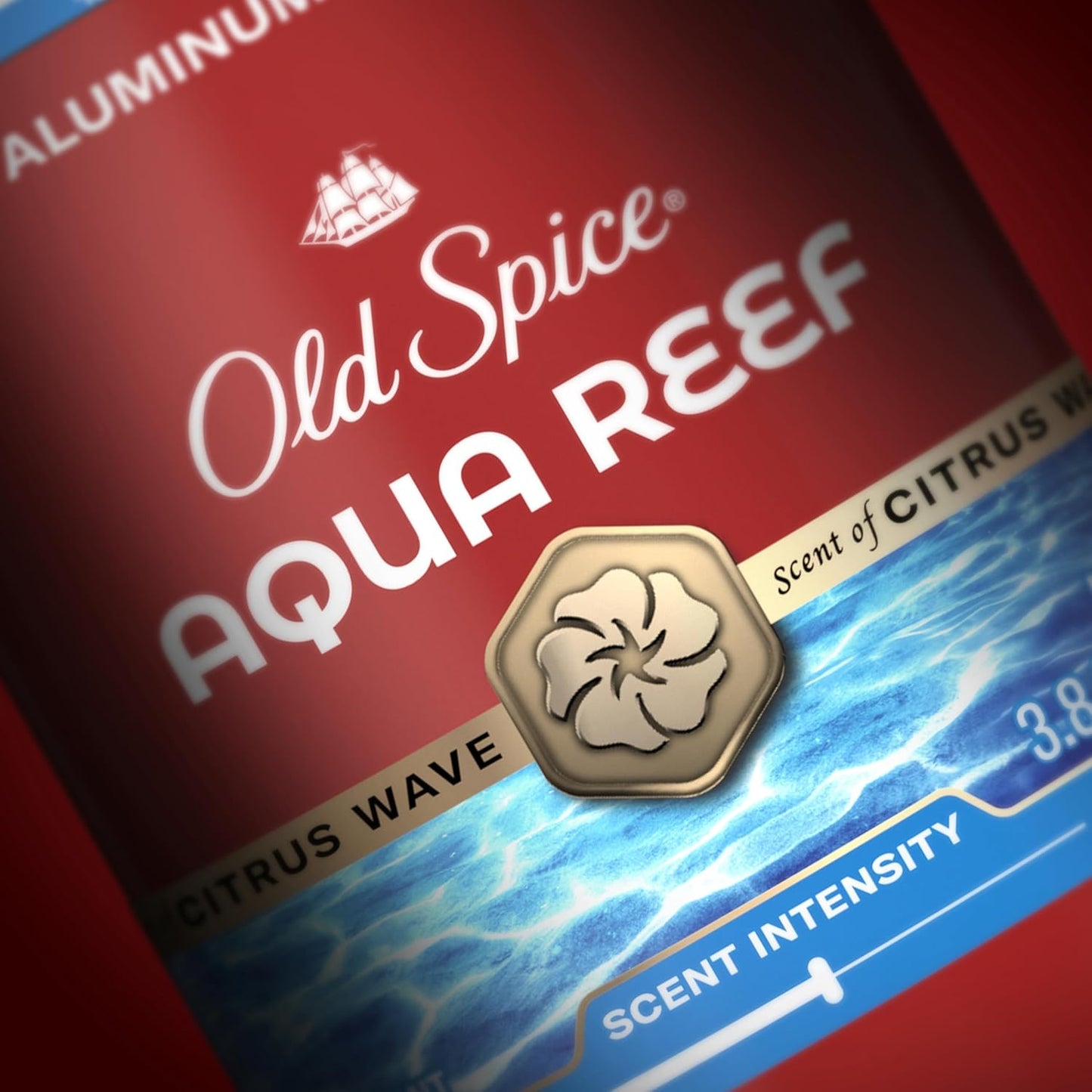 Old Spice Aluminum Free Deodorant for Men, 24/7 Odor Protection, 24/7 Freshness & Lasting Scent, Aqua Reef with Cypress Scent, 3.8 oz (Pack of 3)