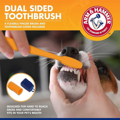 Arm & Hammer - Dog Toothbrush, Toothpaste Kit, Banana Mint, 2.5 oz
