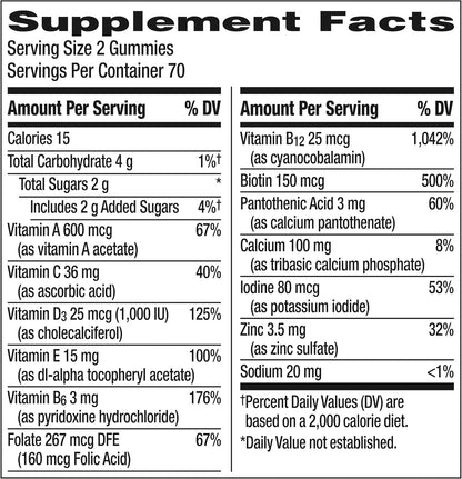 Centrum MultiGummies for Women 50 and Over, 140 Count