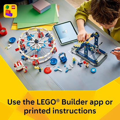 LEGO Creator 3 in 1 Iconic Ferris Wheel 31389 | Building Toys for Boys & Girls, Ages 8+, 3 Building Options, Display or Play, 916 pieces, Gifts for Birthdays