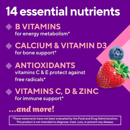 Vitafusion Women's Multivitamin Gummy Sugar Free | 90 Gummies