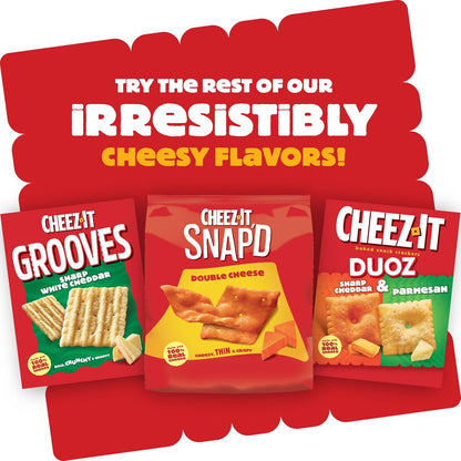 Cheez-It Baked Snack Crackers, U.S. Soccer Sponsor, Chili Cheese Dog, 12.4oz Box (1 Box)