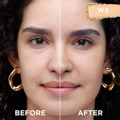 L'Oreal Paris True Match Super Blendable Oil Free Powder Foundation, W3 Light Medium, 0.33 oz, Packaging May Vary