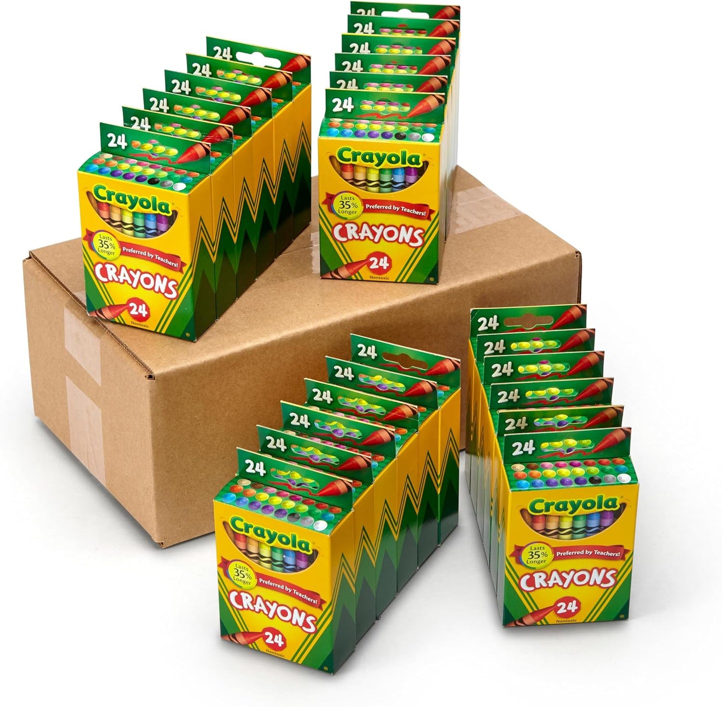 Crayola Crayons Bulk (24 Packs), Teacher Classroom Must Haves & Essentials, School Supplies for Kids, Gifts, Ages 3+ | School Supplies for Kids, Teacher Gifts, Ages 3+