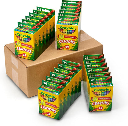 Crayola Crayons Bulk (72 Packs), Coloring Book Supplies, Presharpened Crayons for Kids, Stocking Stuffers, Preschool Classroom Supplies, Gifts, Ages 3+