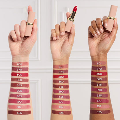 L'Oreal Paris Colour Riche Blurred Matte Lipstick for Moisturized Lips, Lip Makeup with Argan Oil and Vitamin E, Rose Passion