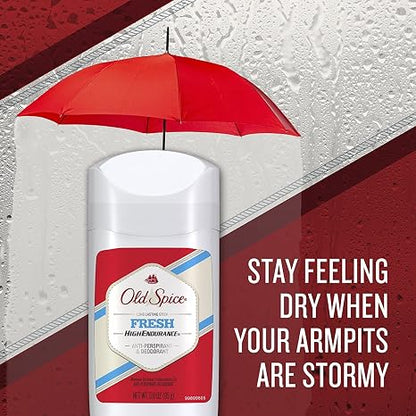 Old Spice High Endurance Invisible Solid Antiperspirant and Deodorant for Men, Fresh Scent - 3 Oz / 85g x 6 Pack (package may vary)