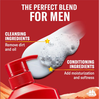 Old Spice Mens 2-in-1 Shampoo and Conditioner, Desert Detour, x The Super Mario Galaxy Movie, 21.9 fl oz