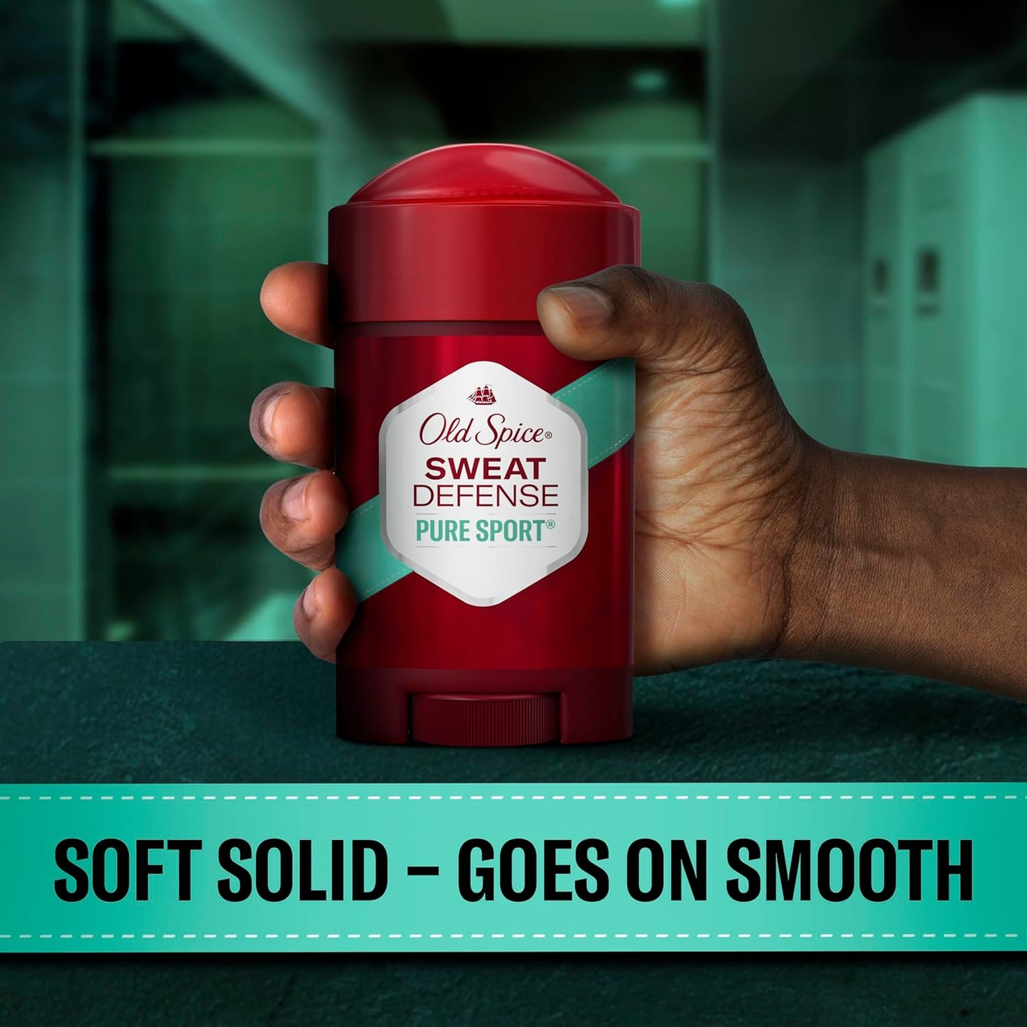 Old Spice Antiperspirant and Deodorant for Men, 24/7 Sweat and Odor Protection, Legendary Fragrance, Sweat Defense, Pure Sport Plus, 2.6 oz Twin Pack