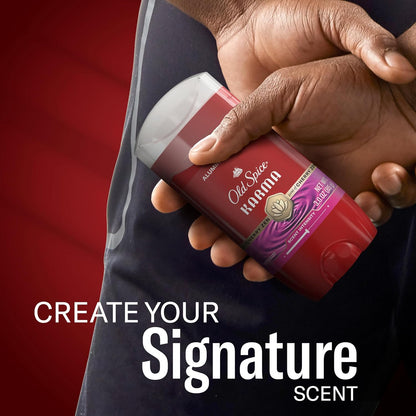 Old Spice Aluminum Free Deodorant for Men, 24/7 Odor Protection, 24/7 Signature Scent & Lasting Freshness, Goes on Clean, Karma with Cherry Spice, Black Pepper, & Sandalwood Scent, 3.0 oz
