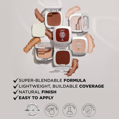 L'Oreal Paris True Match Super Blendable Oil Free Powder Foundation, C9 Deep, 0.33 oz