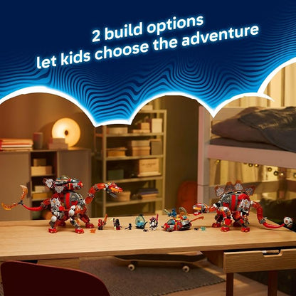 LEGO DREAMZzz Dino Jet Dinosaur Building Toy for Boys & Girls - Pretend Play Set for Kids, Ages 9+, W/2 Build Options - Includes 4 Minifigures - Gift Idea for Birthdays - 71514